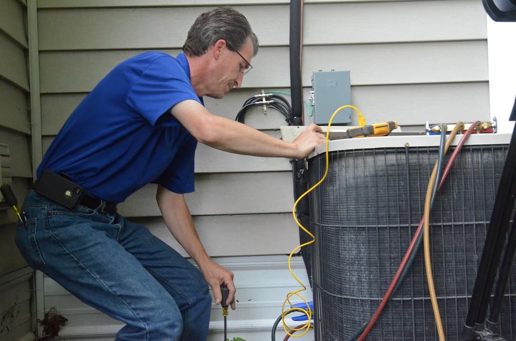 HVAC service technician